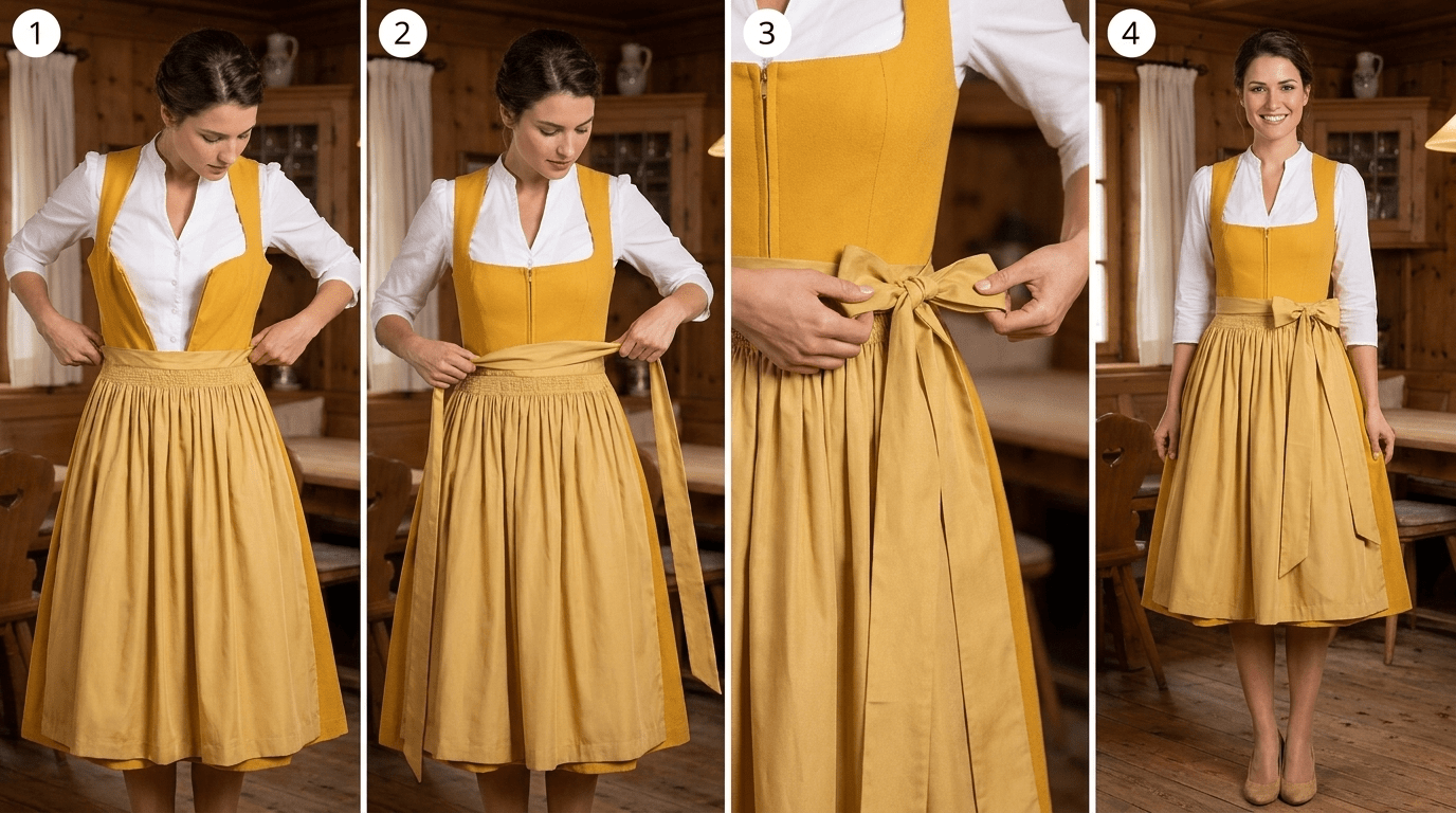 Dirndl anziehen: Schritt für Schritt Anleitung für den perfekten Sitz - Dirndl.com