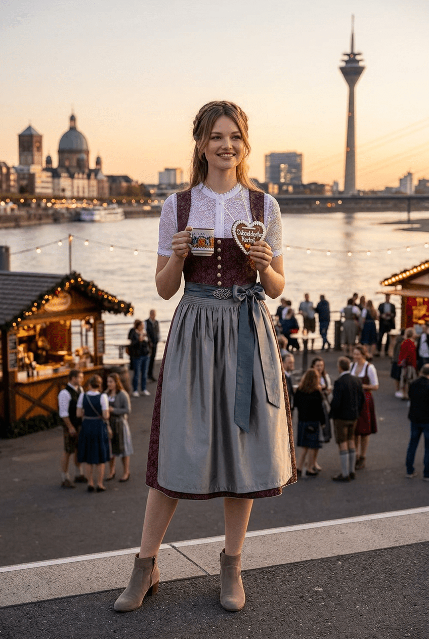Dirndl kaufen in Düsseldorf: Elegante Styles für Volksfeste 2026 - Dirndl.com
