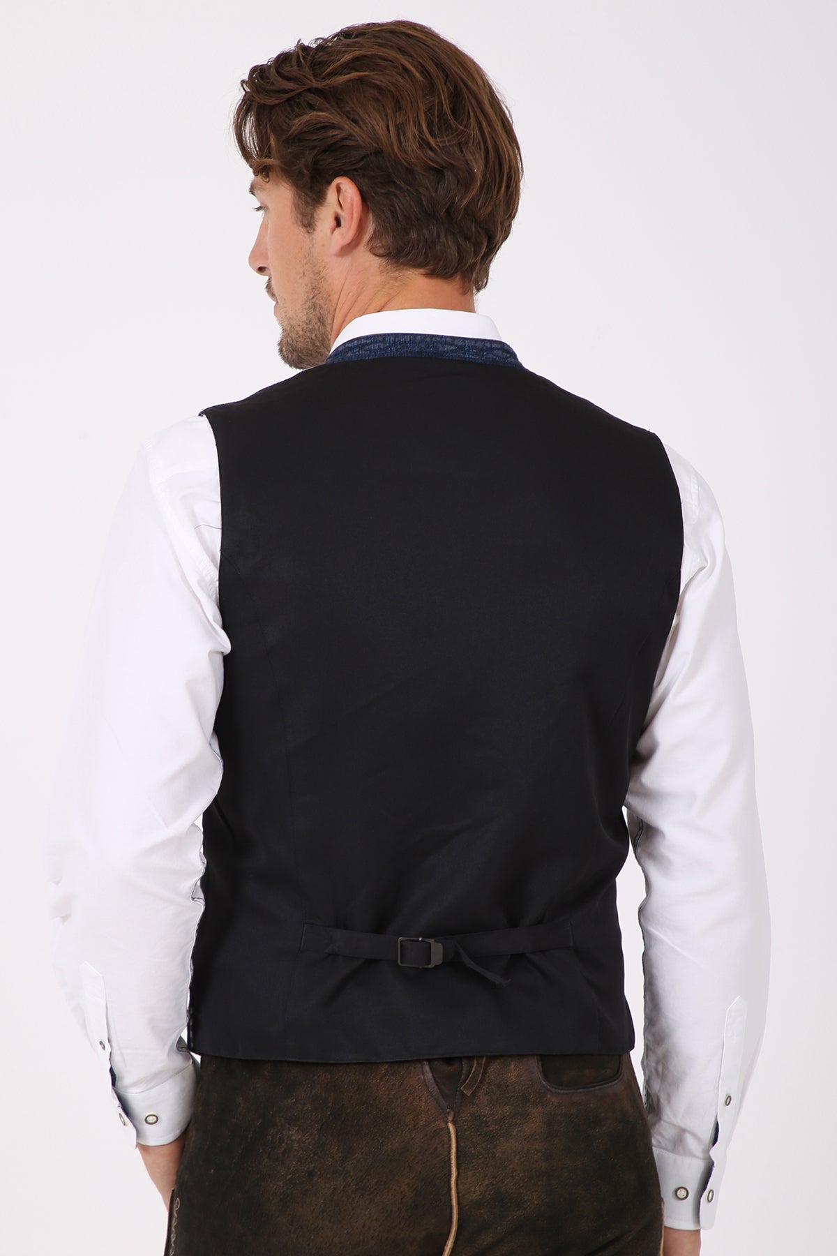 Trachtenweste - Weste Platzhirsch blau - Dirndl.com