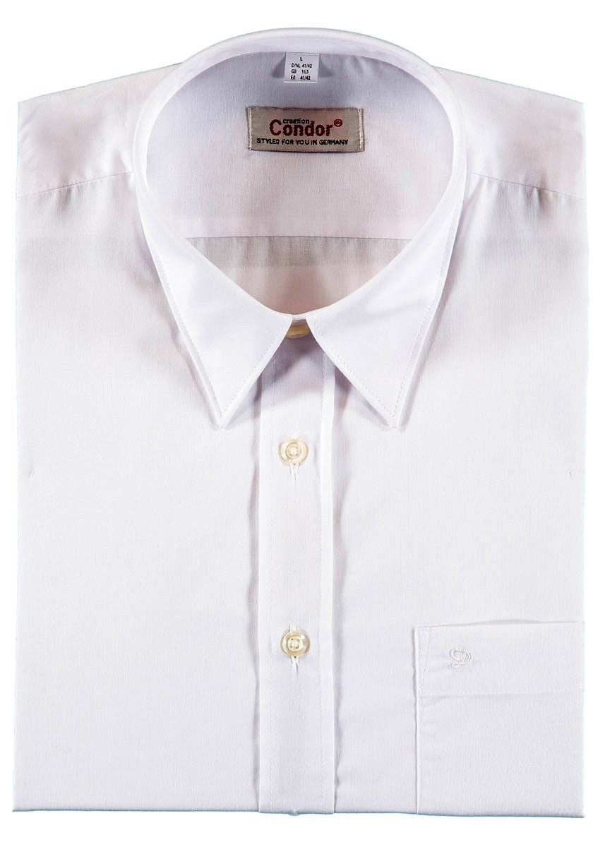 Herrenhemd Bastl weiß langarm