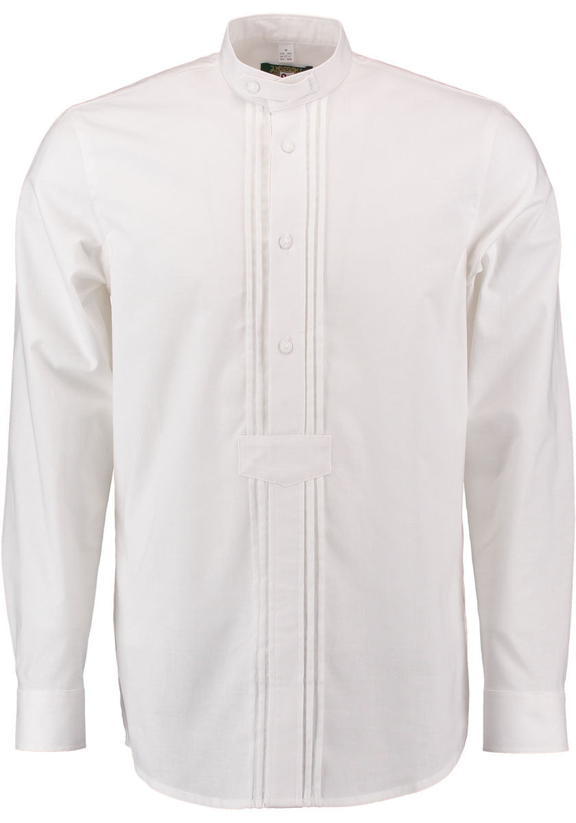 Men’s shirt George white long-sleeve