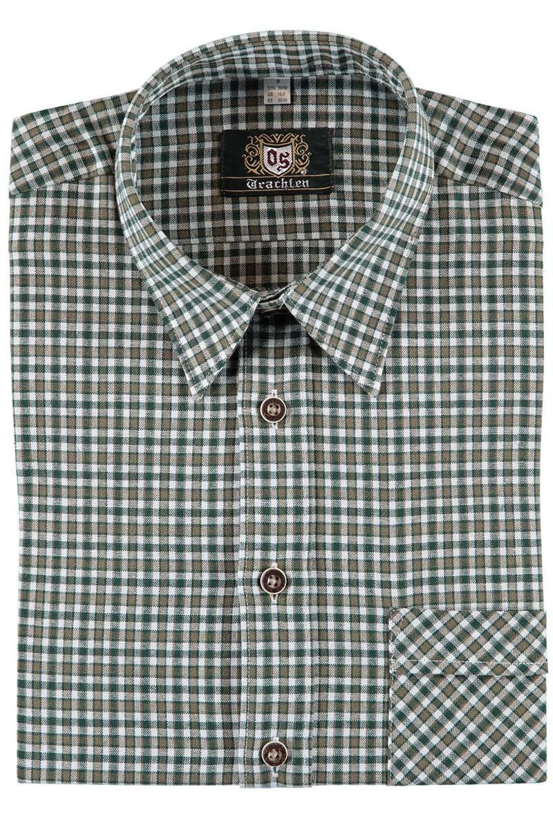 Trachtenhemd - Herrenhemd Herbert langarm - Dirndl.com