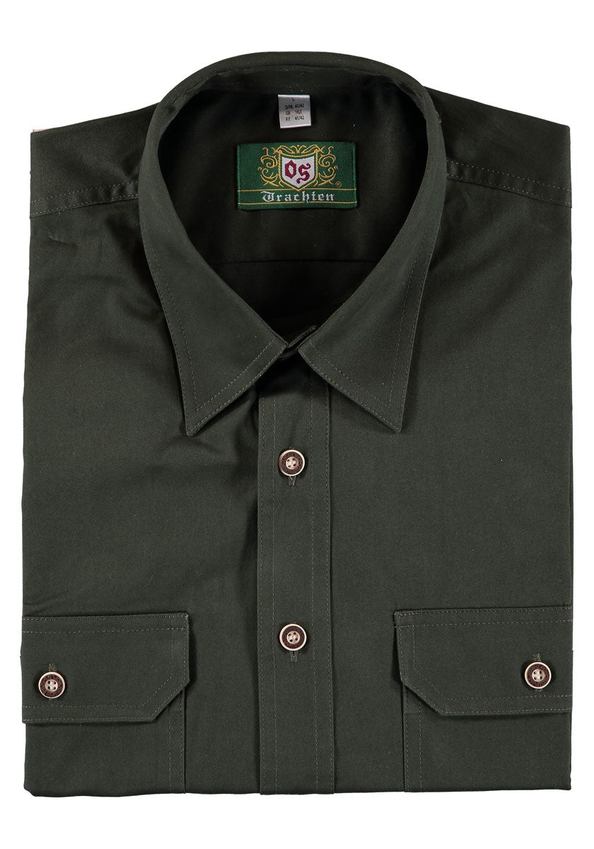 Herrenhemd Hartmut tanne langarm