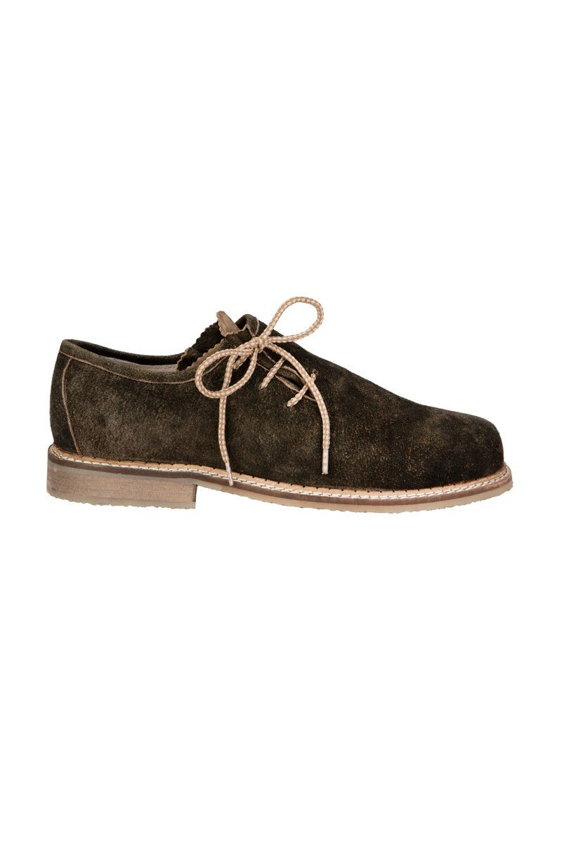 Trachtenschuh - Haferlschuhe Aron dunkelbraun - Dirndl.com