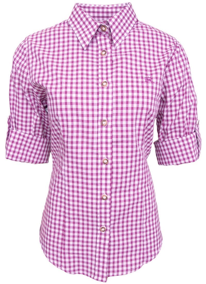 Trachtenbluse - Damenbluse Caroline lila - Dirndl.com