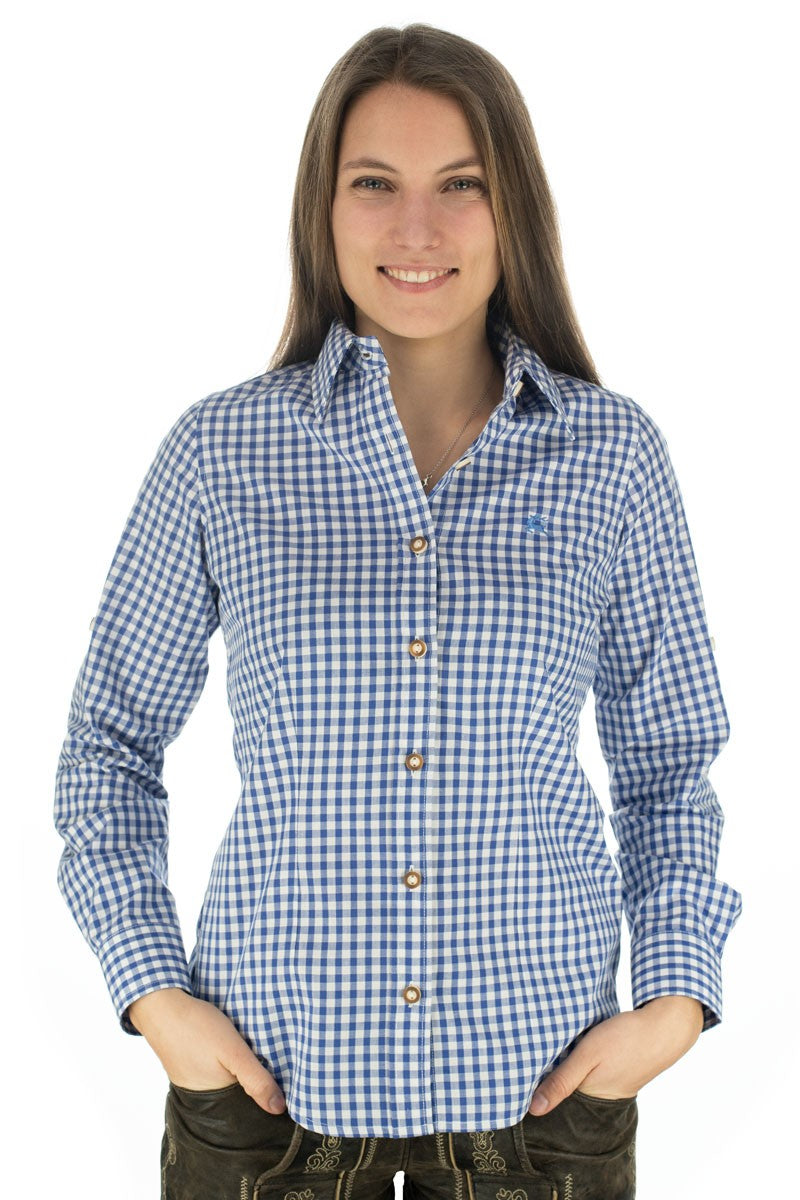 Chemisier femme Caroline bleu