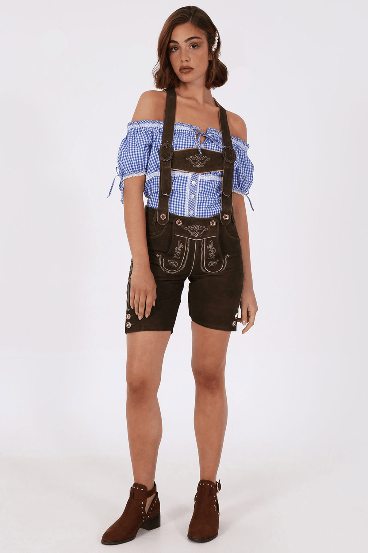 Lederhose - Lederhose Dark Deer - Dirndl.com