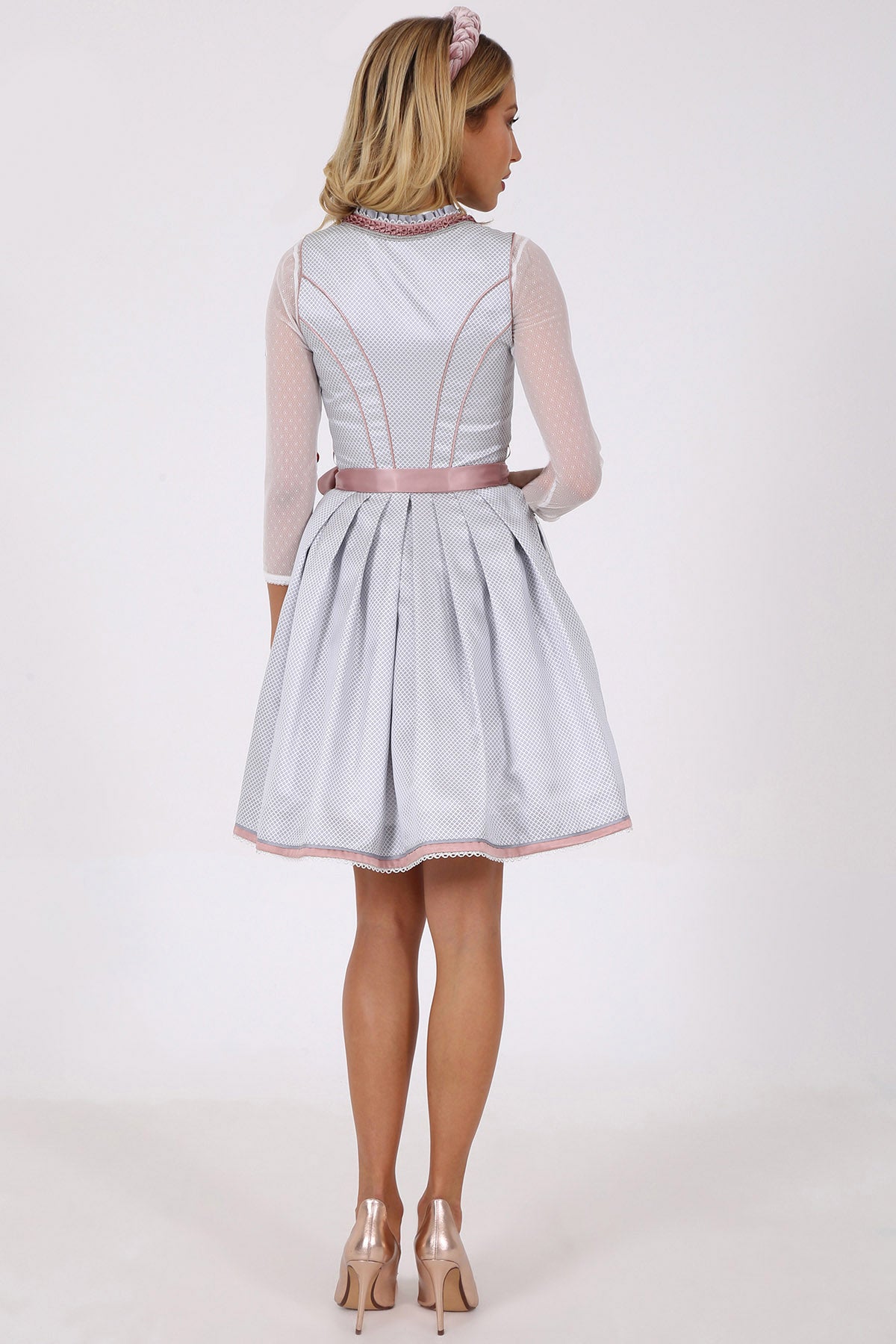 Dirndl - Dirndl Agatha hellgrau 50cm - Dirndl.com