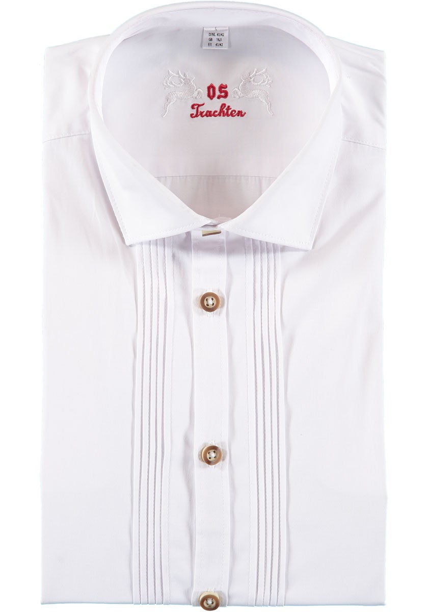 Herrenhemd Dagobert weiß langarm