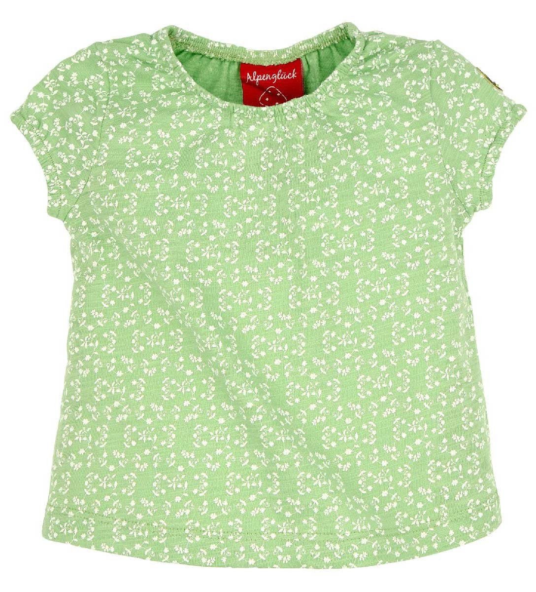 Trachtenbluse - Unterziehblüschen Blümchen - Dirndl.com