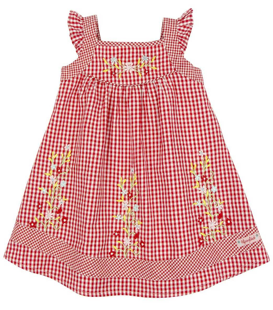 Trachtenkleid rot/weiß