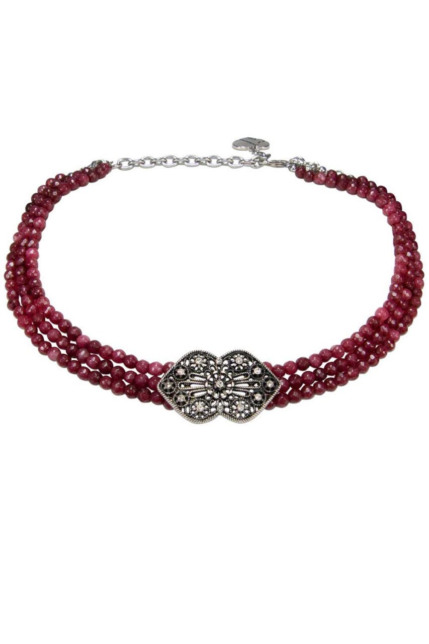 Perlenkropfkette Lissy rot