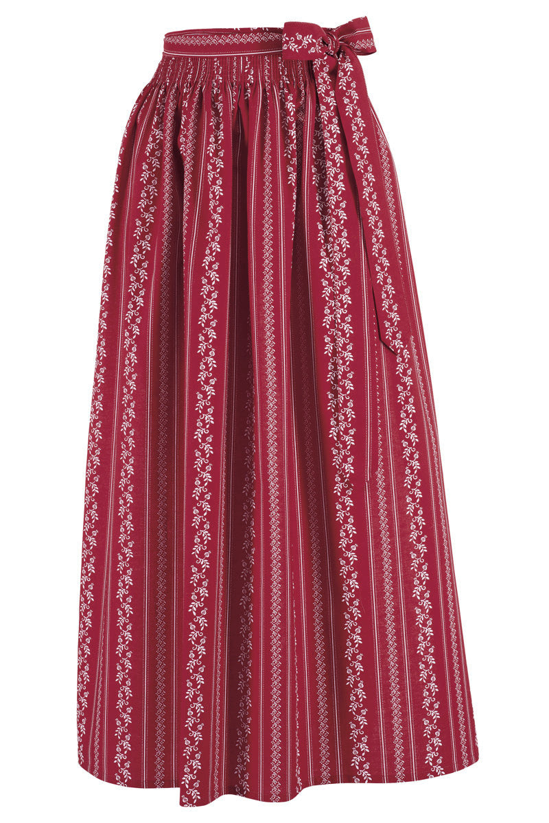 Tablier Dirndl Anémone rouge
