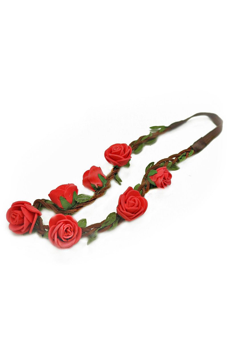 Haarband - Haarband Agatha rot - Dirndl.com