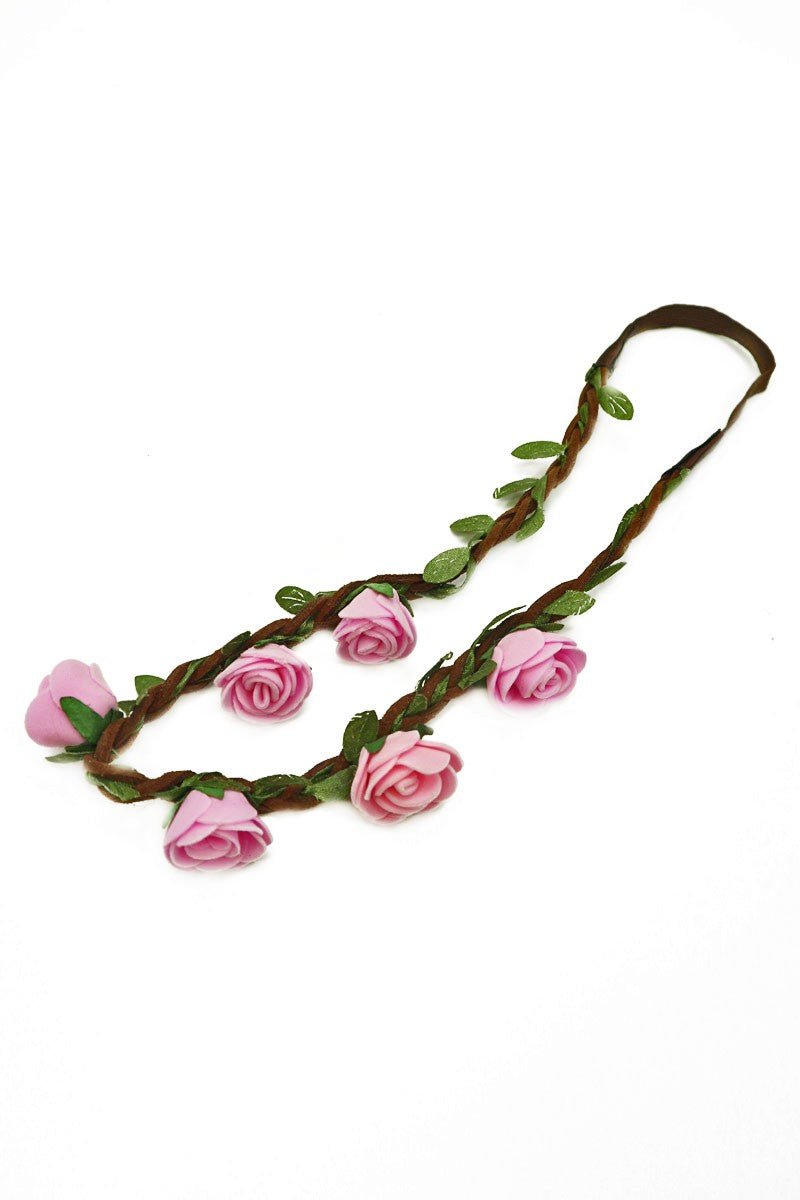 Hairband Agatha pink