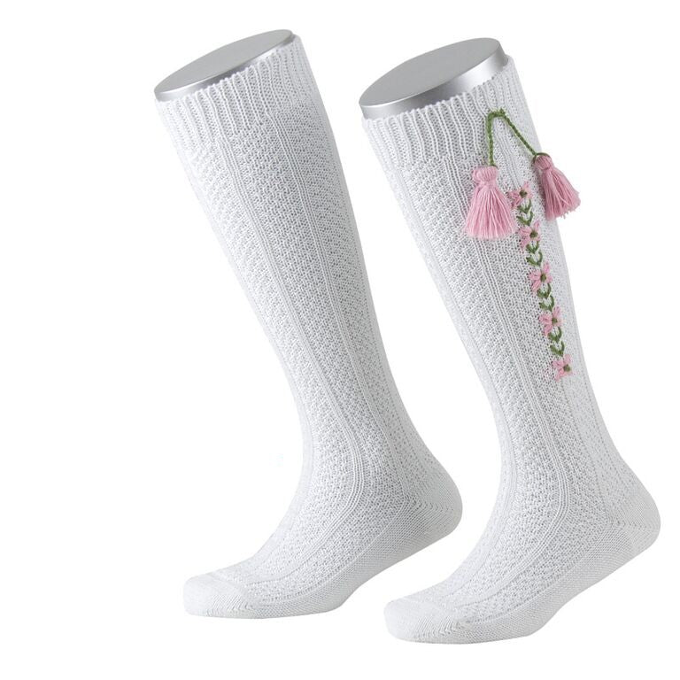 Kniestrumpf Marieke rosa