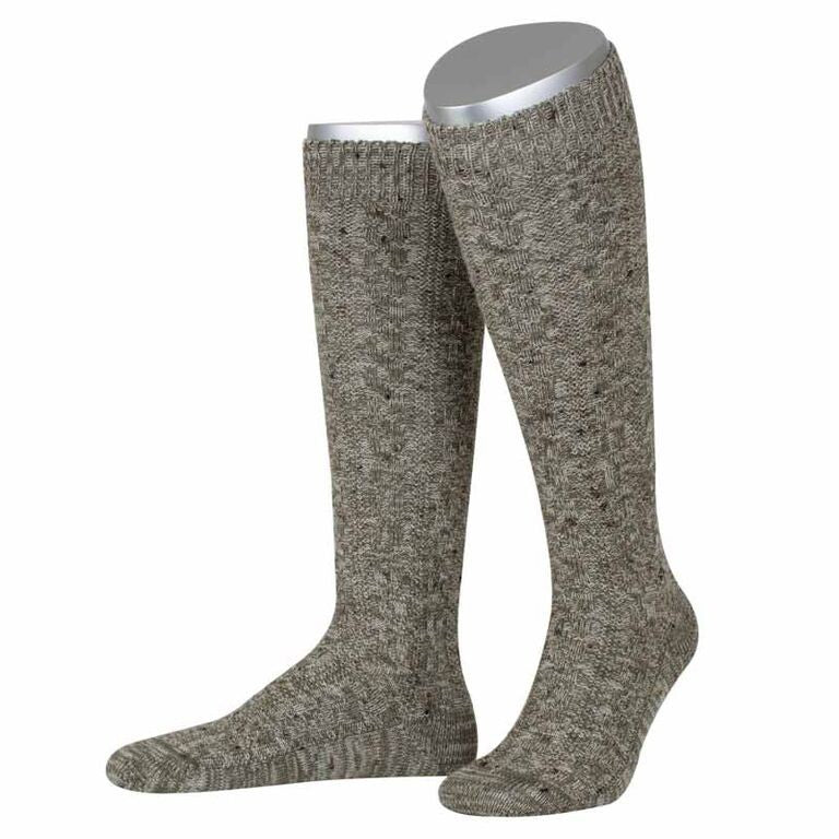 Strumpf - Trachtenkniestrumpf olivmeliert - Dirndl.com