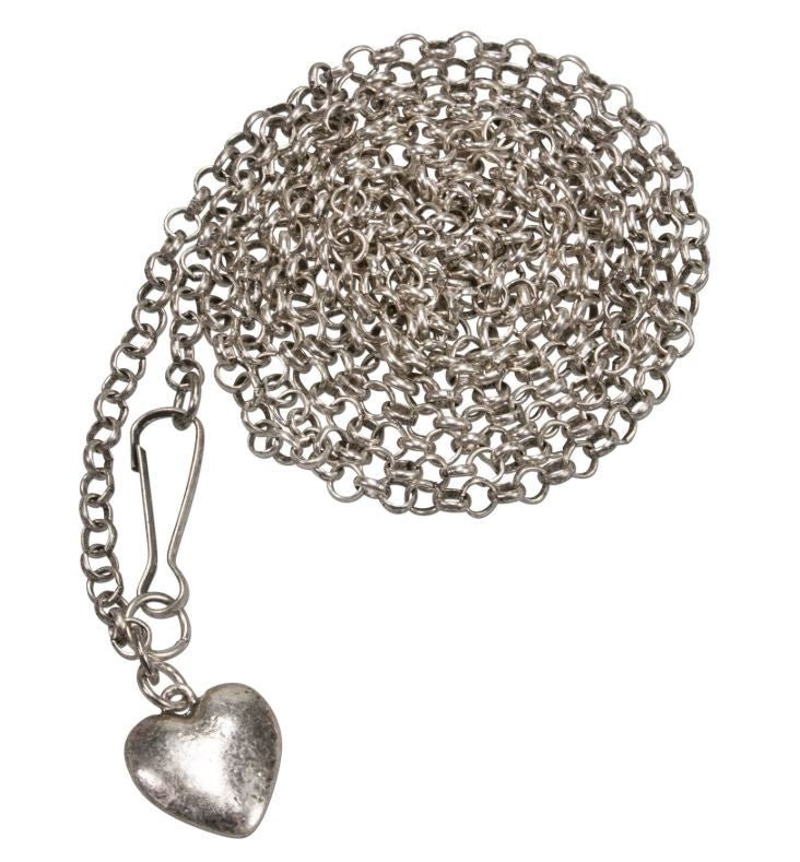 Miederkette - Miederkette in silber 120cm - Dirndl.com