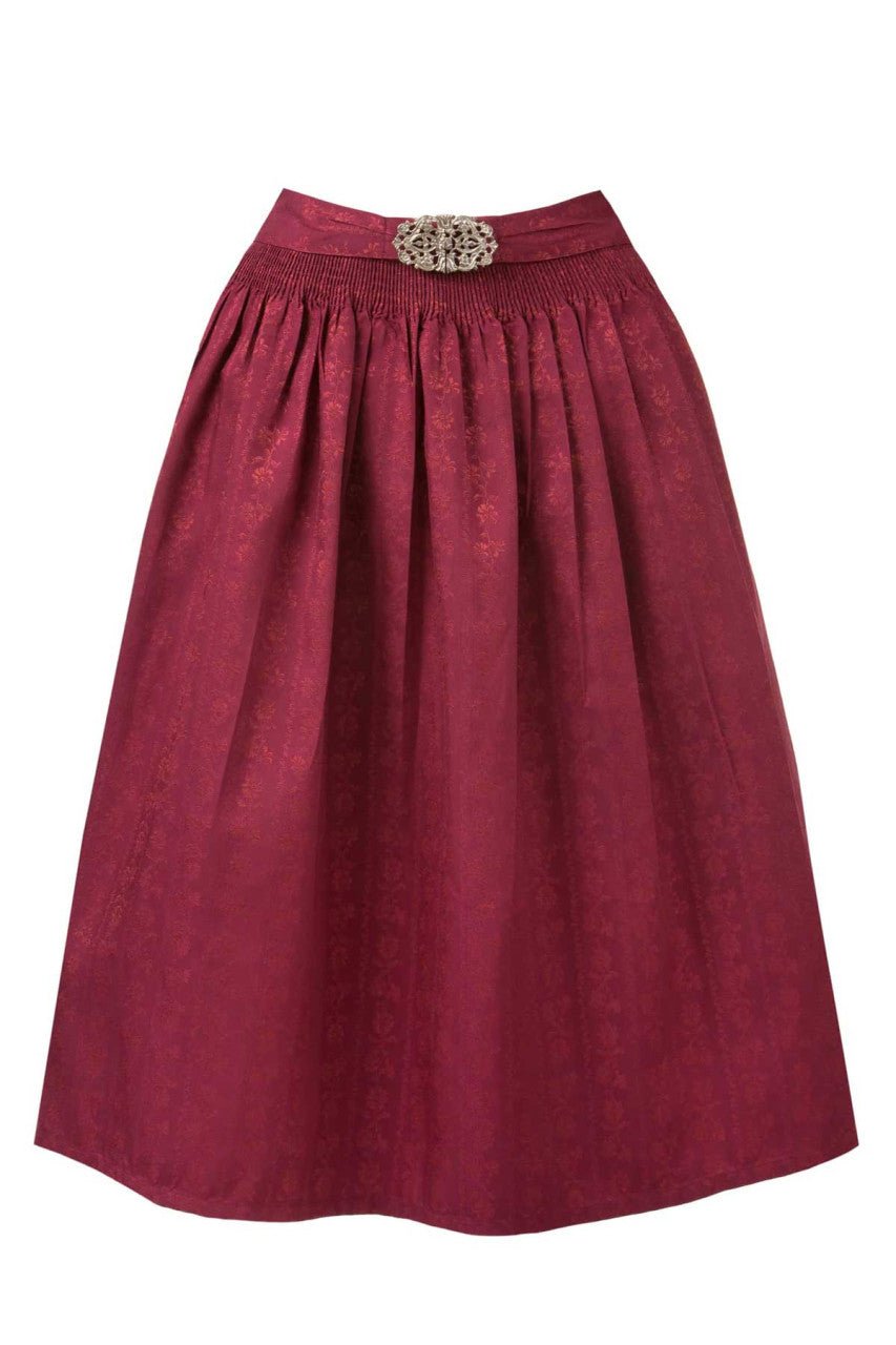 Dirndlschürze - Schürze Carla bordeaux - Dirndl.com