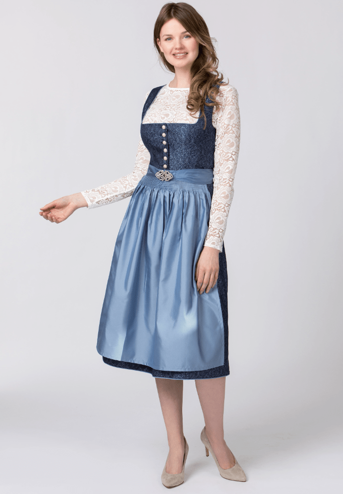 Dirndl - Dirndl Leonora blau - Dirndl.com