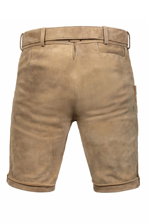 Pantalon court en cuir Adam