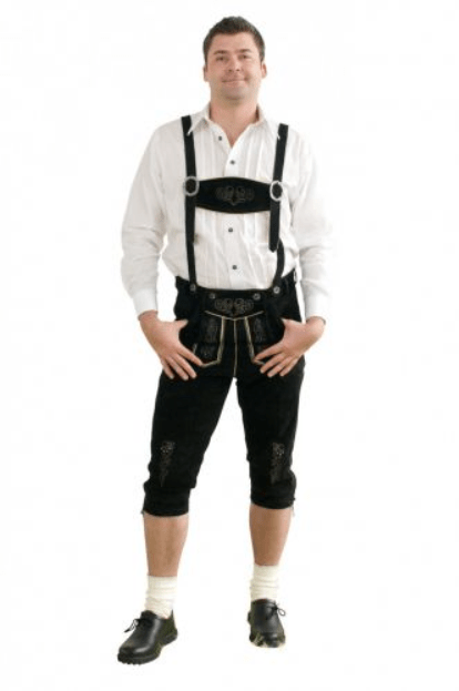 Lederhose - Lederhose schwarz - Dirndl.com