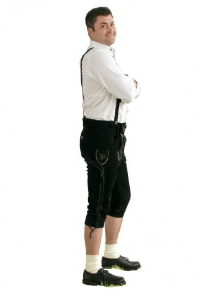 Lederhose - Lederhose schwarz - Dirndl.com