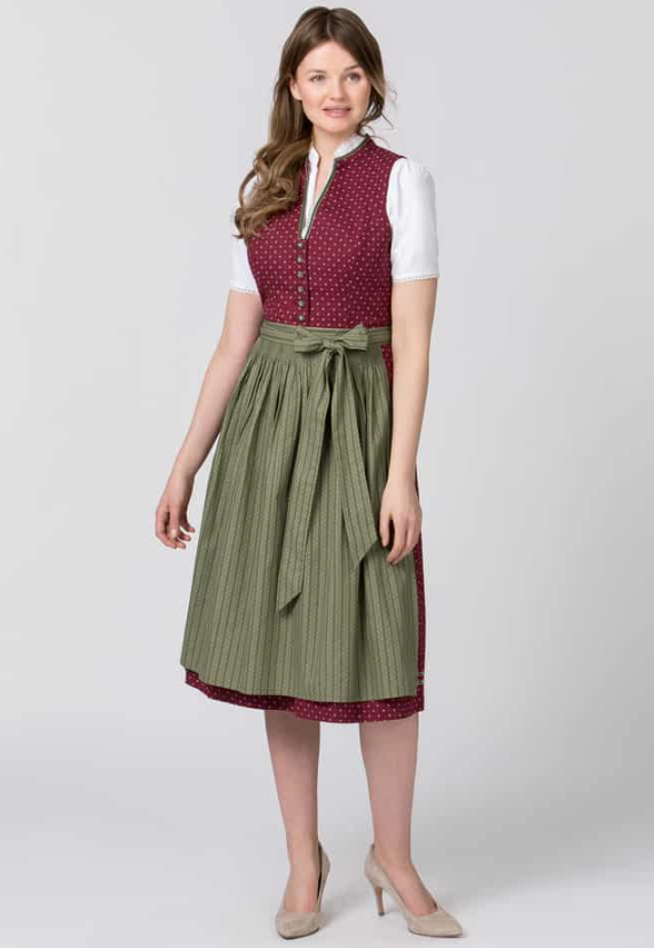 Dirndl Bella bordeaux