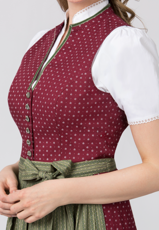 Dirndl Bella bordeaux