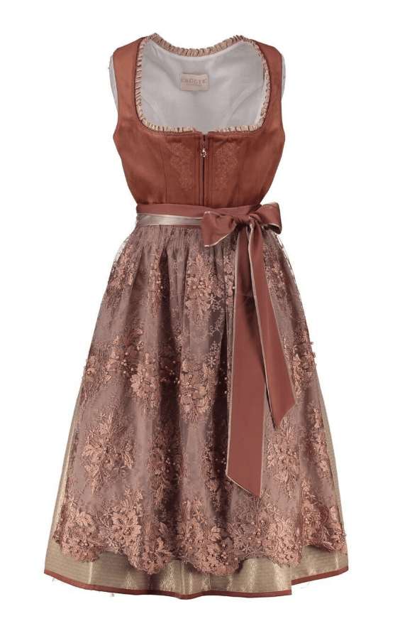 brown dirndl dress Dirndl Otilie 60cm — Krüger Dirndl