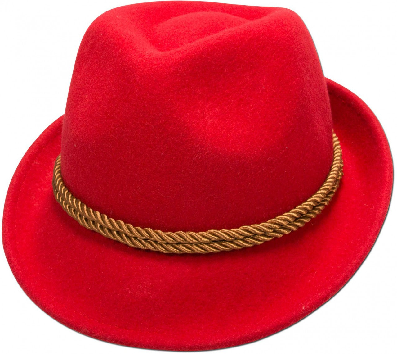Chapeau feutre Ronja rouge