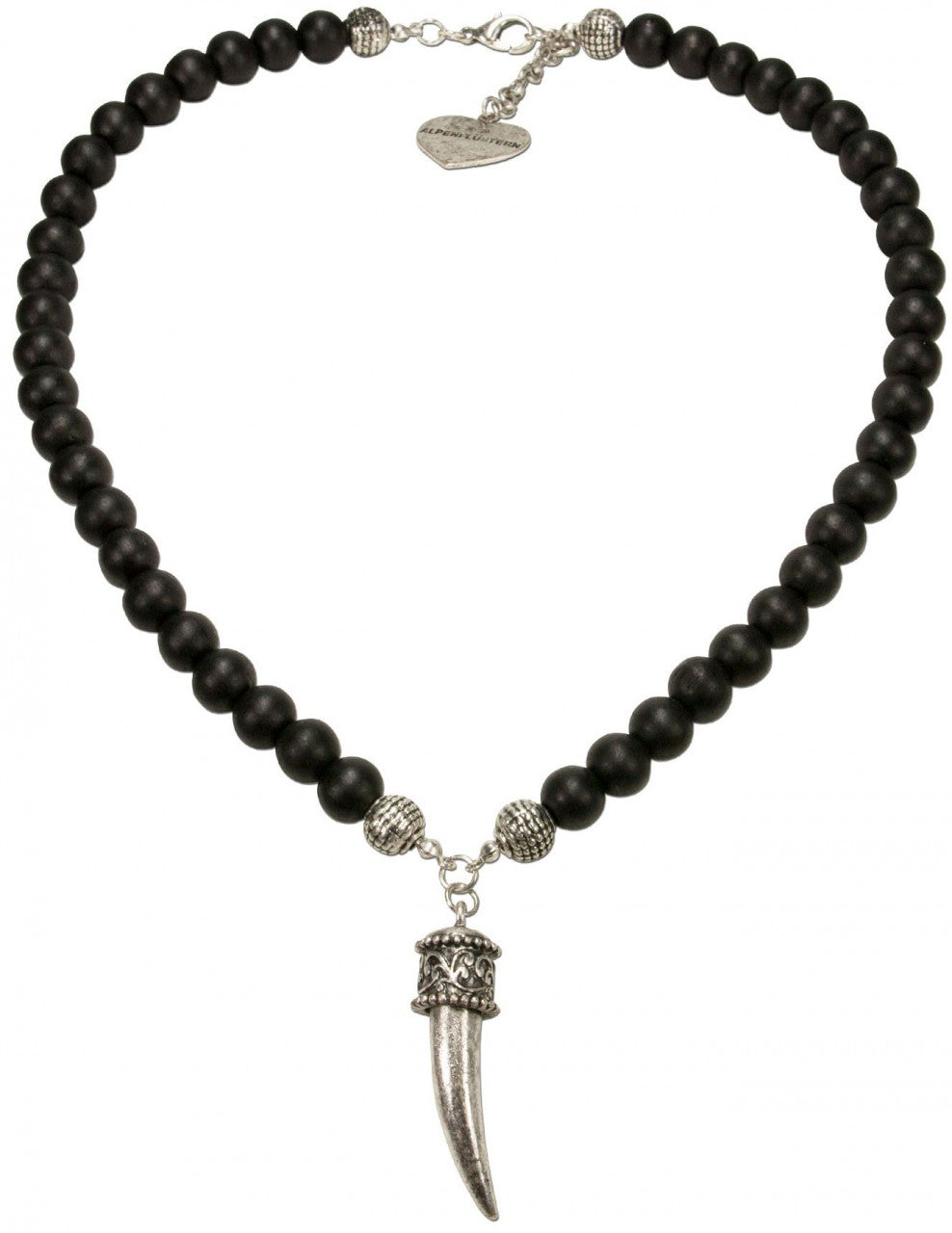 Traditional necklace antler tip