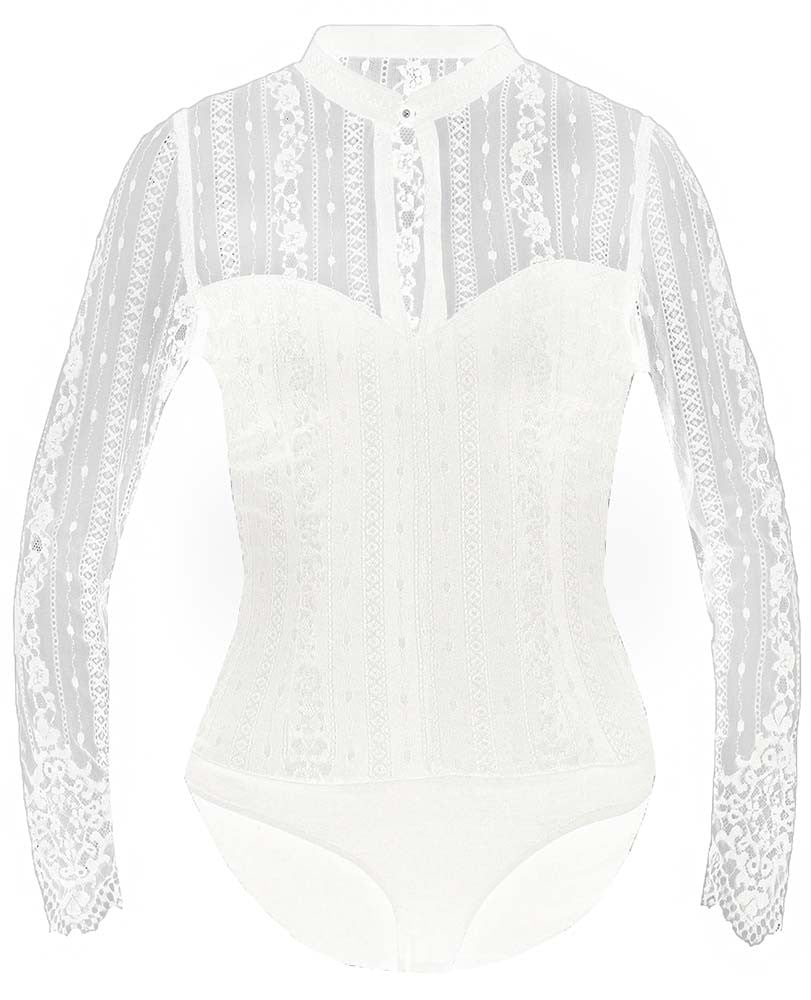 Body - Trachtenbody Lavita Madlenka weiß - Dirndl.com