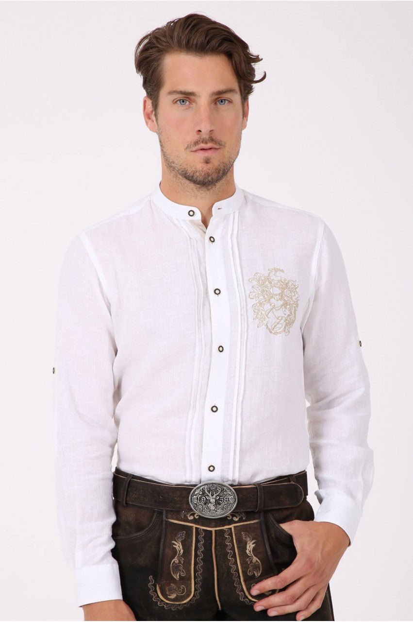 Trachtenhemd - Trachtenhemd Alfons langarm - Dirndl.com
