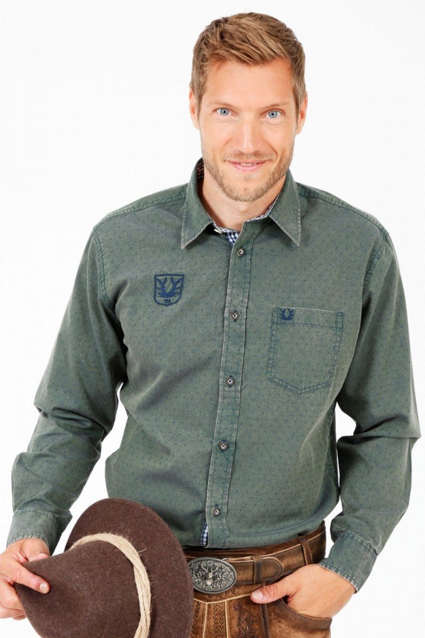 Trachtenhemd - Trachtenhemd Johannes langarm - Dirndl.com