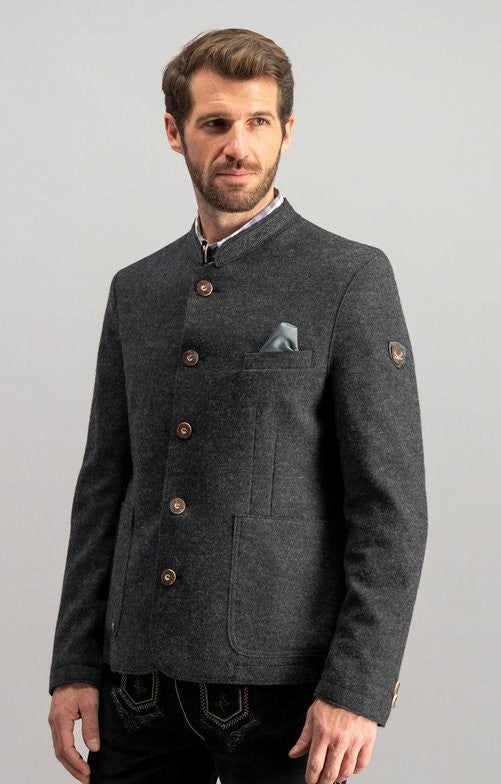 Trachtenjacke Wolfgang anthrazit