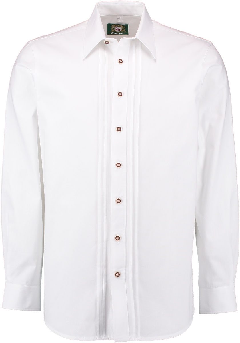 Men’s shirt Otto white with cutaway collar long-sleeve