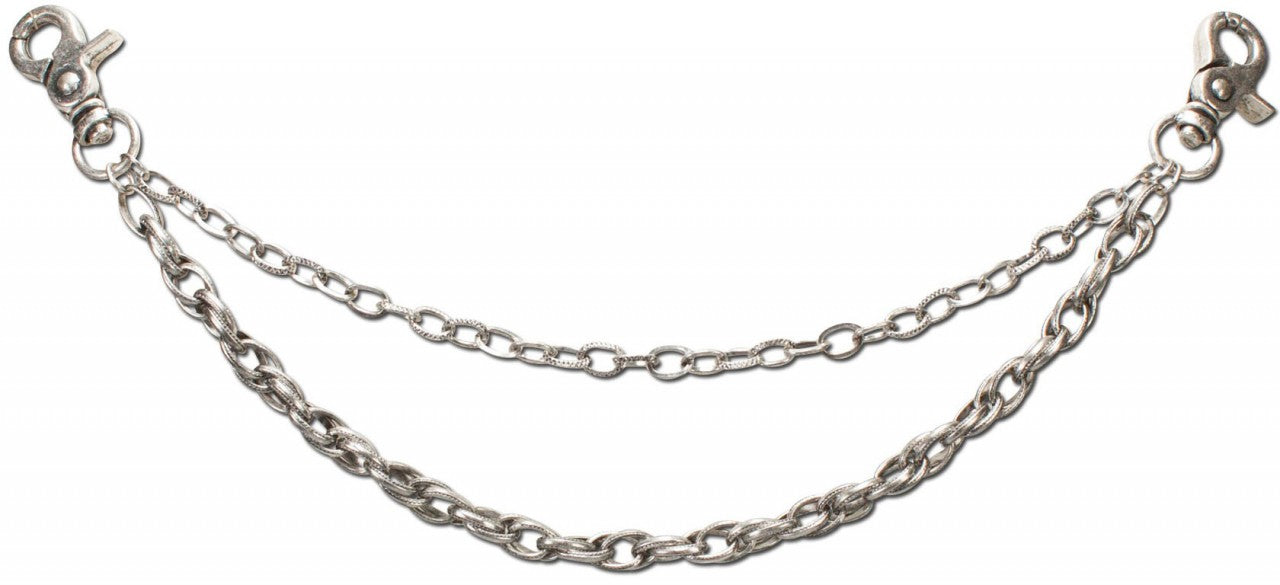 Blanko Charivari-Kette silber