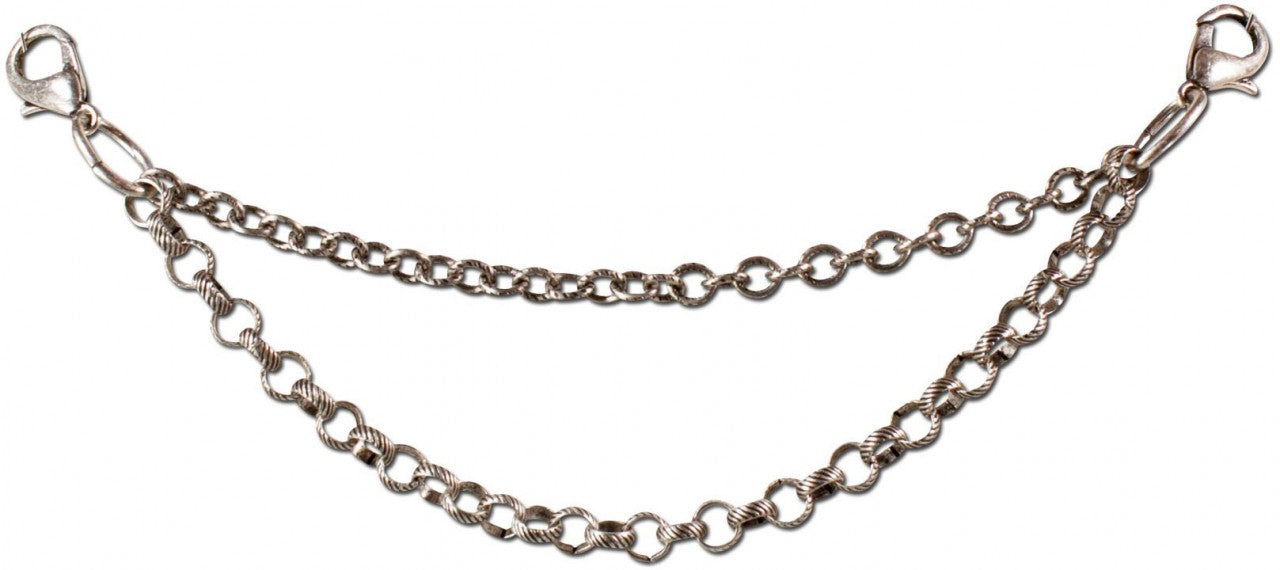 Blank Charivari Chain Antique Silver