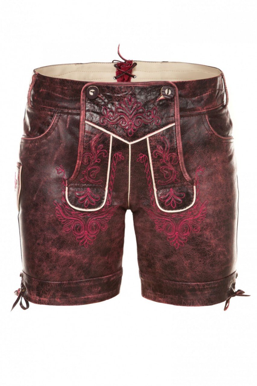 Lederhose - Ledershorts Sabrina - Dirndl.com