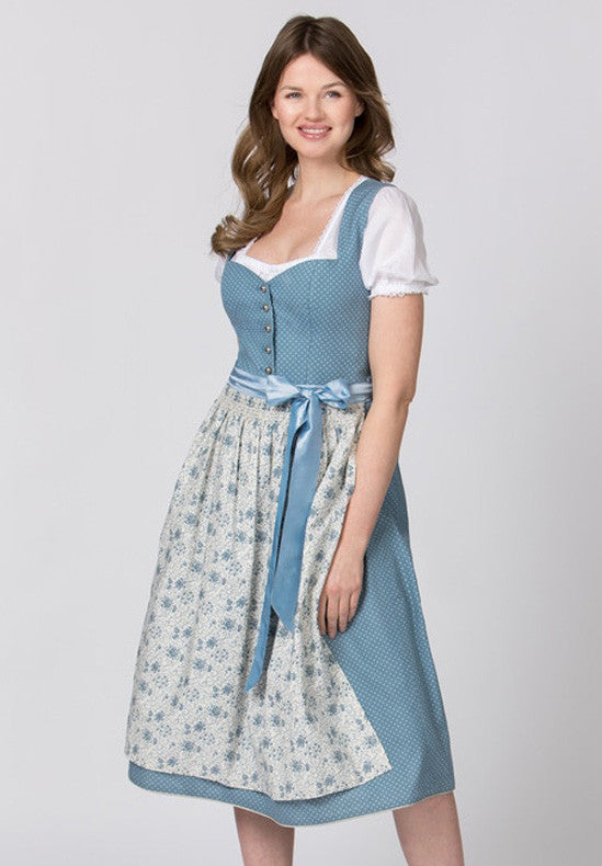 Dirndl Edonita blau