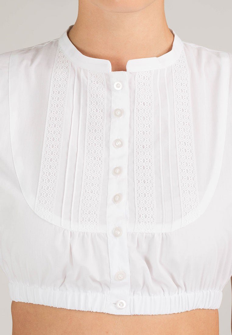 Dirndlbluse - Dirndlbluse Margo weiß - Dirndl.com