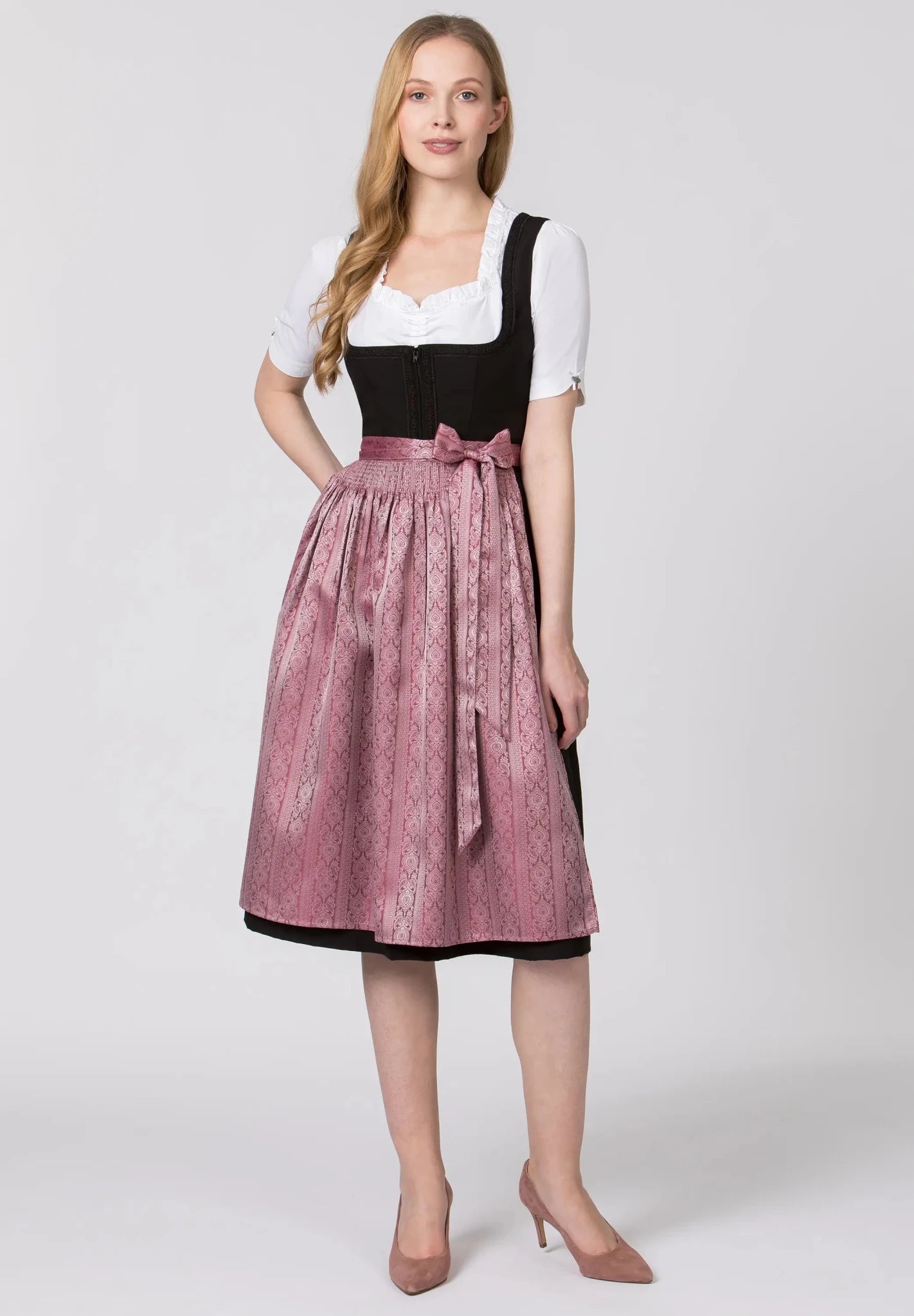 Dirndlschürze - Schürze Corinna Rosa - Dirndl.com
