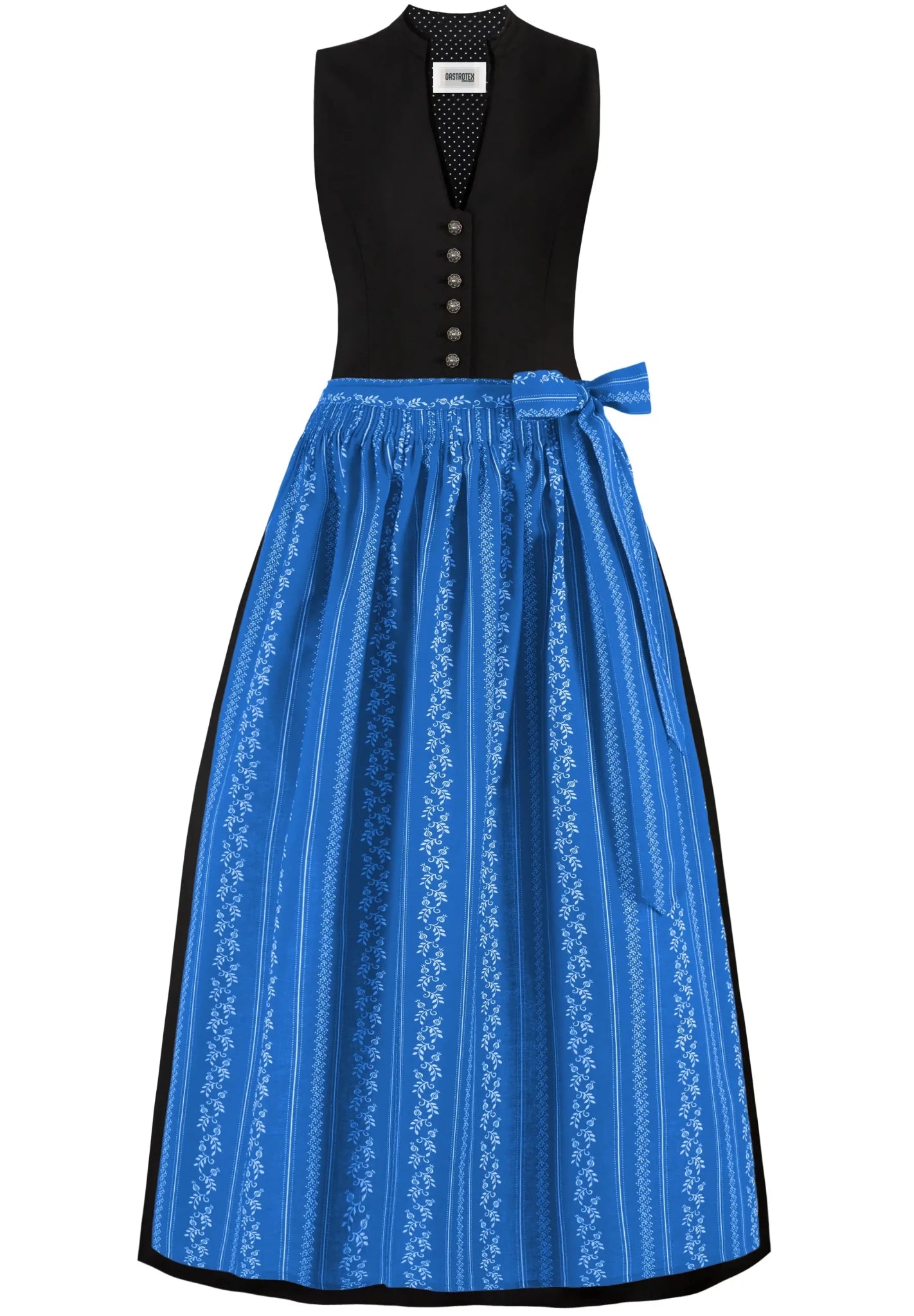 Dirndlschürze - Dirndlschürze Anemone blau - Dirndl.com