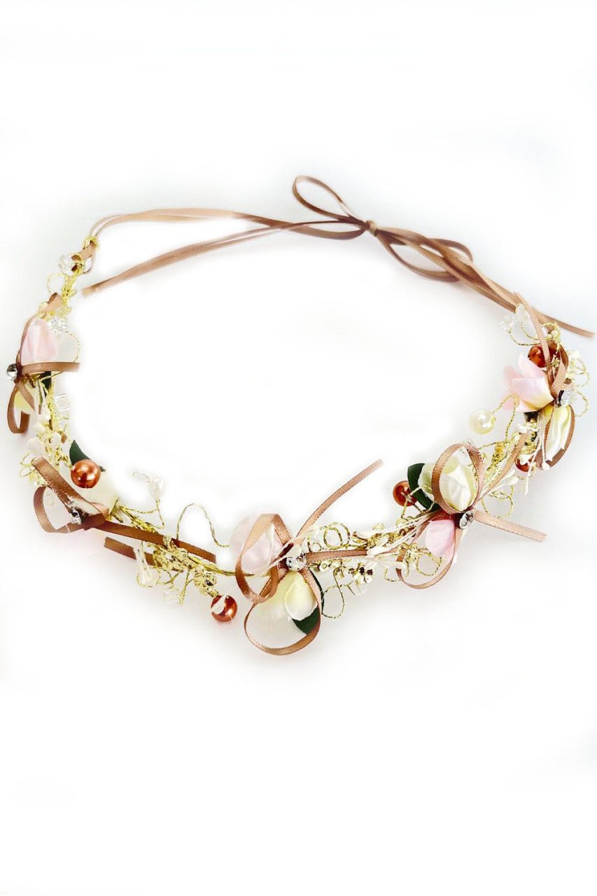 Haarband - Goldenes Haarband zum Binden - Dirndl.com