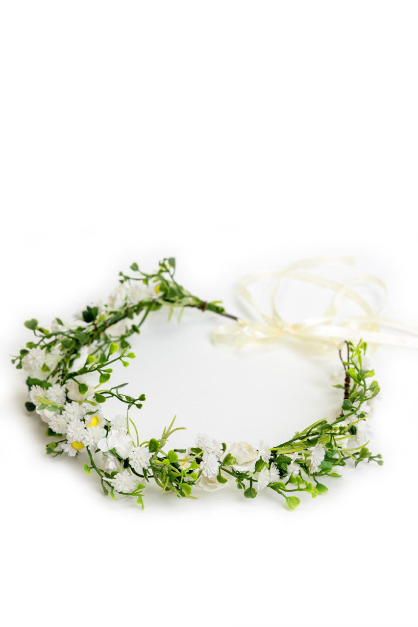 Couronne de cheveux printanière