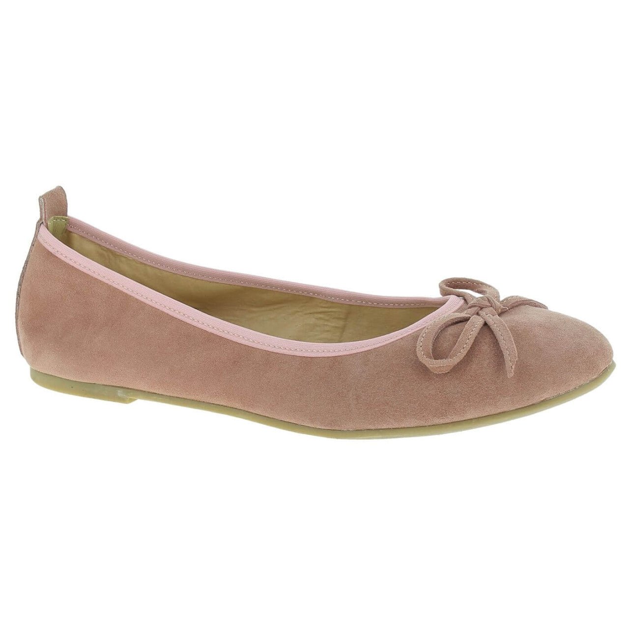 Trachtenschuh - Ballerinas Iris altrosa - Dirndl.com