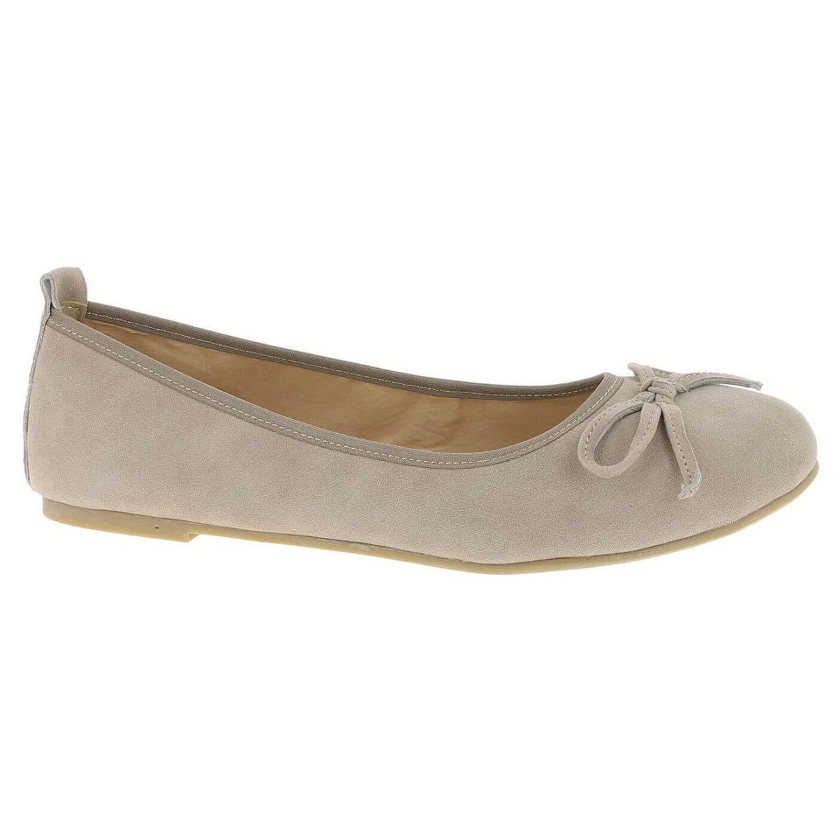 Trachtenschuh - Ballerinas Iris taupe - Dirndl.com