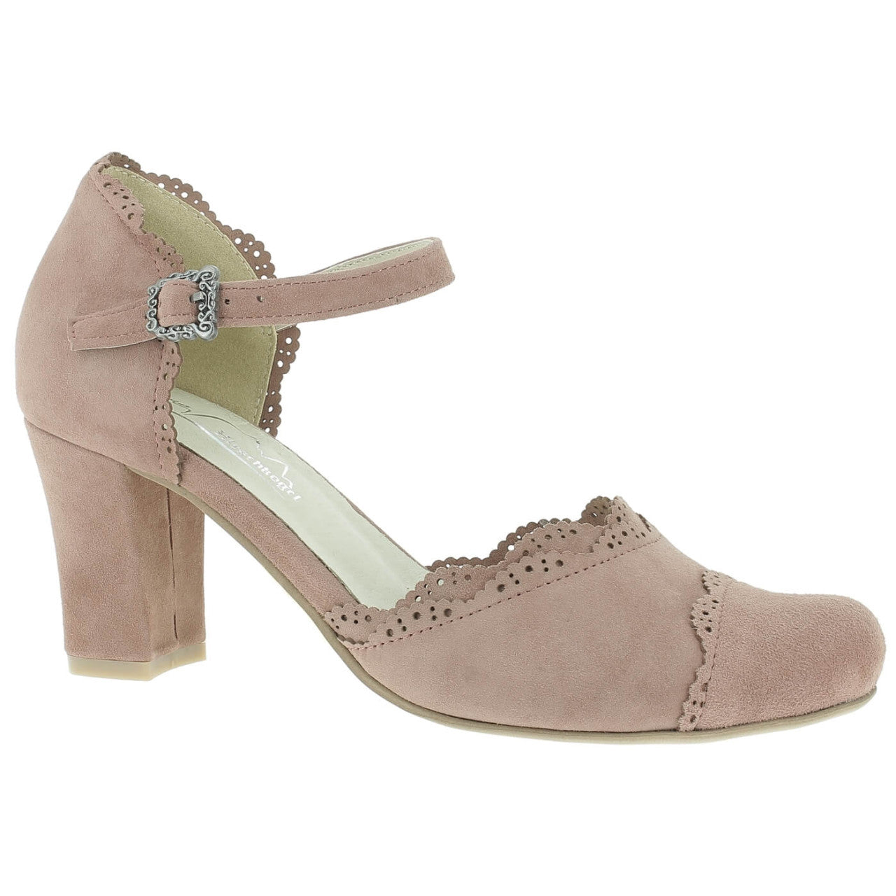 Trachtenpumps Isabell altrosa
