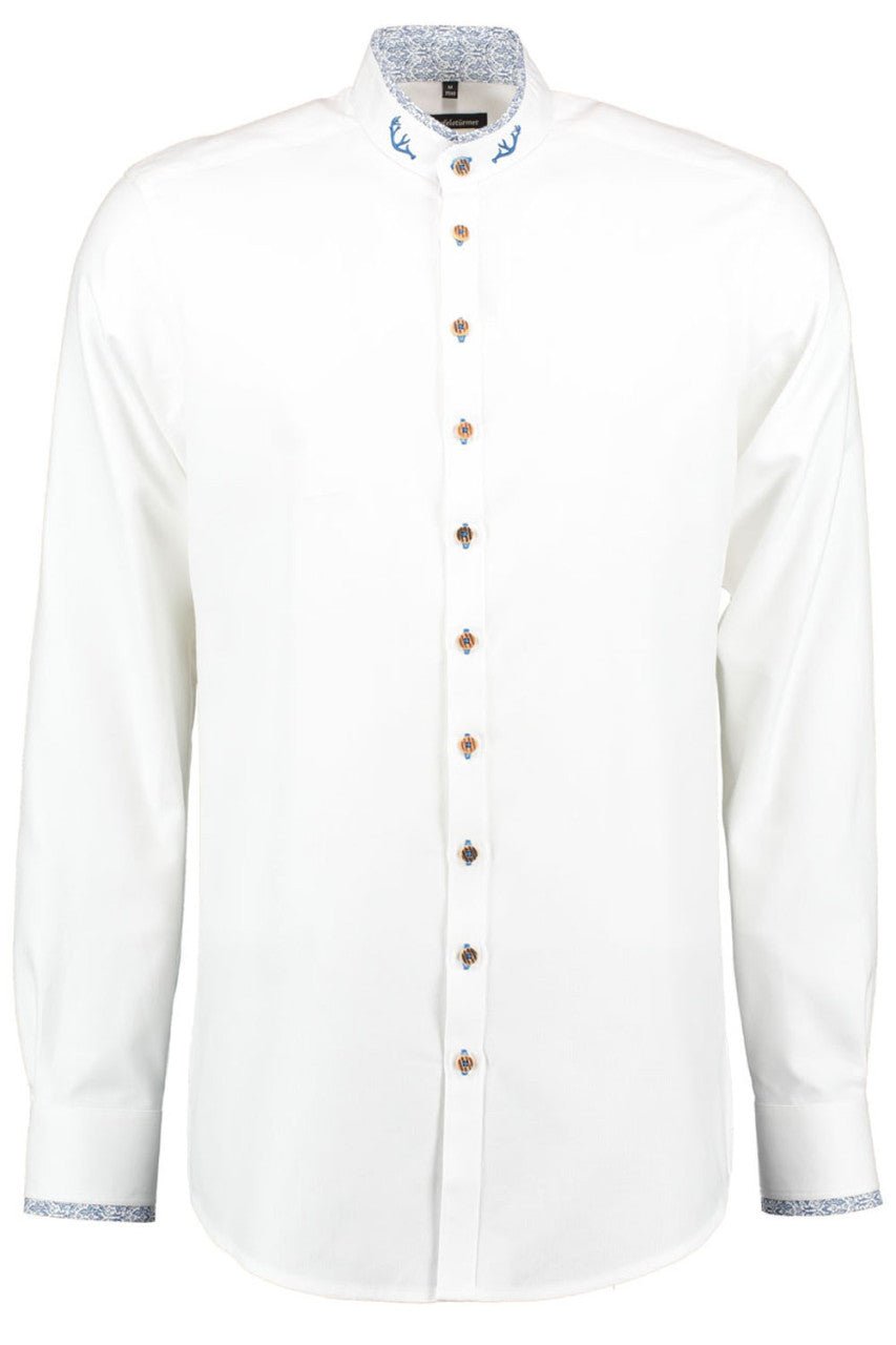 Chemise homme Jacherl bleue manches longues